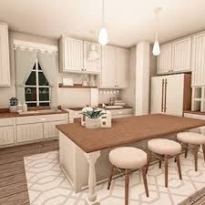 3 By 4 Bloxburg Kitchen, Bloxburg House Ideas Extra Space, Blockburg House Kitchen, Bloxburg Rustic Kitchen Ideas, Blocksburg Kitchen Ideas Aesthetic, Club Roblox House Ideas Aesthetic Kitchen, Kitchen Ideas Bloxburg Aesthetic, Asthetic Bloxburg Kitchen, Bloxburg Tiny Kitchen Ideas