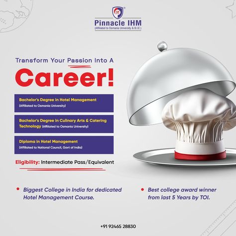 Your Path to Excellence in Hospitality Starts at Pinnacle IHM, Indian's biggest dedicated college for Hotel Management.  Elevate your career with our esteemed BHMCT & BCTCA programs in Hotel Management!  Experience industry-relevant curriculum, expert guidance, and unparalleled networking opportunities.  Enroll now! Limited seats available.   To get more information, Visit: https://pinnacleihm.com/  #PinnacleIHM  #HotelManagement #BHMCT #BCTCA #Culinaryskills #Eventmanagement Hotel Management Hospitality, Enroll Now, Hotel Management, Culinary Skills, Event Management, Career, Technology, Hotel, Quick Saves