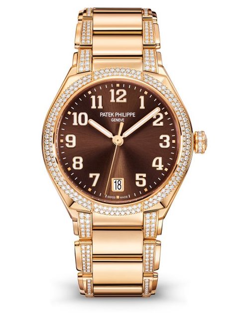 Patek Philippe | Twenty~4 Automatic Rose Gold & Brown Dial 7300/1201R-010 Patek Philippe Women, Rose Gold Brown, Patek Philippe Watches, Swiss Army Watches, Beating Heart, Rose Gold Case, Rose Gold Bracelet, Rolex Daytona, Omega Speedmaster