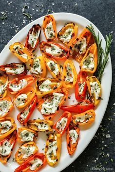 Grilled Mini Sweet Peppers with Goat Cheese from afarmgirlsdabbles.com Peppers With Goat Cheese, Apple Bites Recipe, Salmon Bites Recipe, Spring Appetizers, Grilled Vegetable Recipes, Mini Sweet Peppers, Goat Cheese Recipes, Low Carb Meal, Low Carb Snack