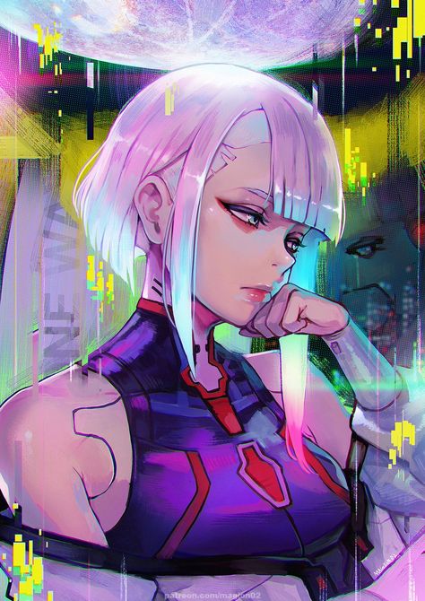 Lucy Cyberpunk Edgerunners, Lucyna Kushinada, Cyberpunk Lucy, Edgerunners Lucy, Lucy Cyberpunk, Fan Art Anime, Whatsapp Wallpapers Hd, Cyberpunk Edgerunners, Cyberpunk Anime