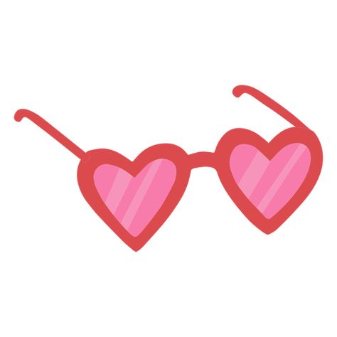 Heart Sunglasses Illustration, Glasses Png Aesthetic, Heart Sunglasses Tattoo, Heart Sunglasses Drawing, Glasses Png, Graphic Desi, Heart Shaped Glasses, Heart Glasses, Png Aesthetic