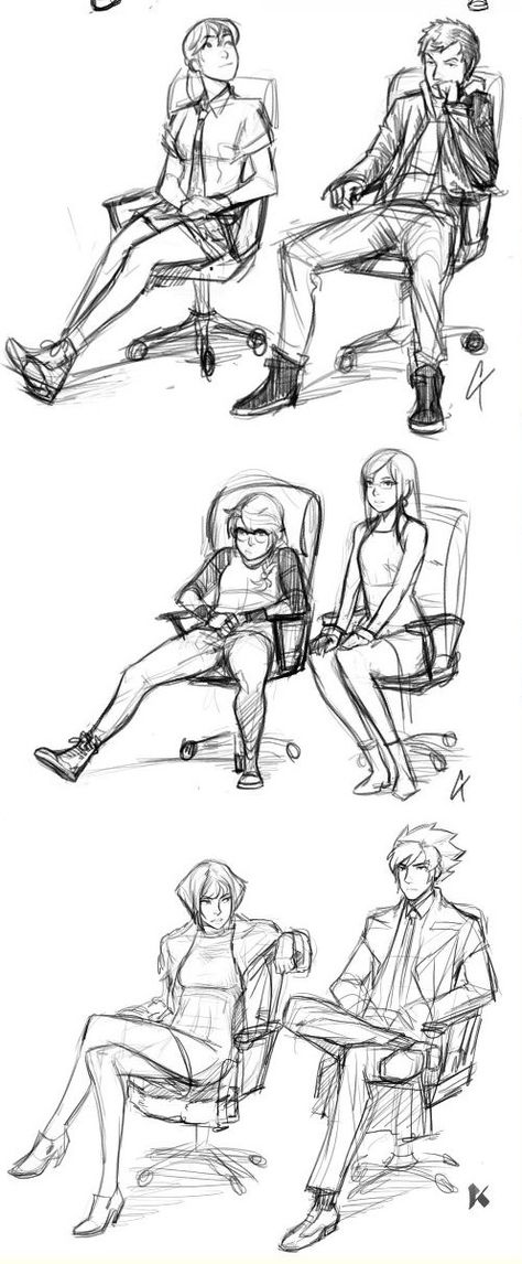 You can definitely tell the different personality types of each person based on the way they're sitting Sitting Pose Reference, Male Figure Drawing, Sitting Pose, Sketches Of People, Human Figure Drawing, Boy Drawing, Figure Sketching, Sitting Poses, Arte Sketchbook