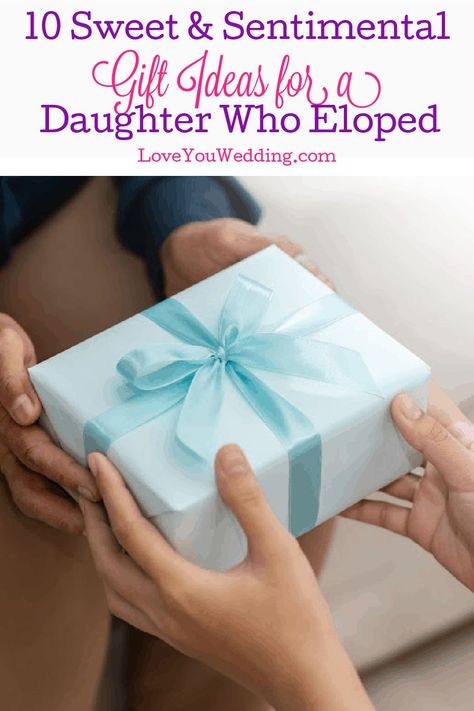 Looking for some meaningful gifts for a daughter who eloped? While you’ll likely want to get the couple a bigger gift they can both use, you may also want to give your daughter a little something just for her from you. That’s where these sweet ideas below come in! Best Wedding Presents, Sentimental Wedding Gifts, Anniversary Photo Album, Lesbian Engagement, Gifts For Daughter, Sweet Ideas, Wedding Photo Albums, Lesbian Wedding, Photo Album Scrapbooking