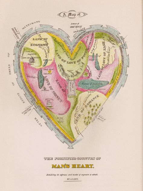 The fortified country of Man's Heart. Best Valentine Gift, Heart Map, Map Globe, My Funny Valentine, The Heart Of Man, Human Heart, Graphic Image, Map Art, Feel Better