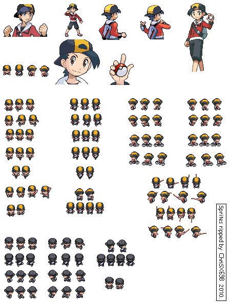 Pokemon Trainer Sprites Pixel Art, Pokemon Trainer Sprites, Pokemon Sprites Pixel Art, Pokemon Heart Gold, Pokemon Emerald, Pokemon Sprites, Pixel Art Pokemon, Gold Pokemon, Pokémon Black And White