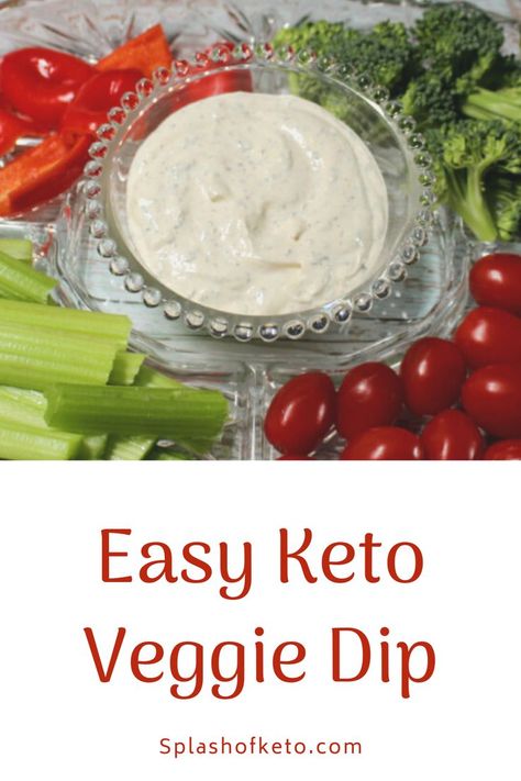 This easy keto veggie dip is a quick, easy, and delicious dip. It comes together in just 10 minutes and will be a big hit every time you serve it! Easy Keto Dip Recipes, Keto Vegetable Dip, Low Carb Veggie Dip, Keto Dips For Vegetables, Low Carb Dips Recipes, Keto Veggie Dip, Keto Dips And Appetizers, Keto Dip Recipes, Keto Supper