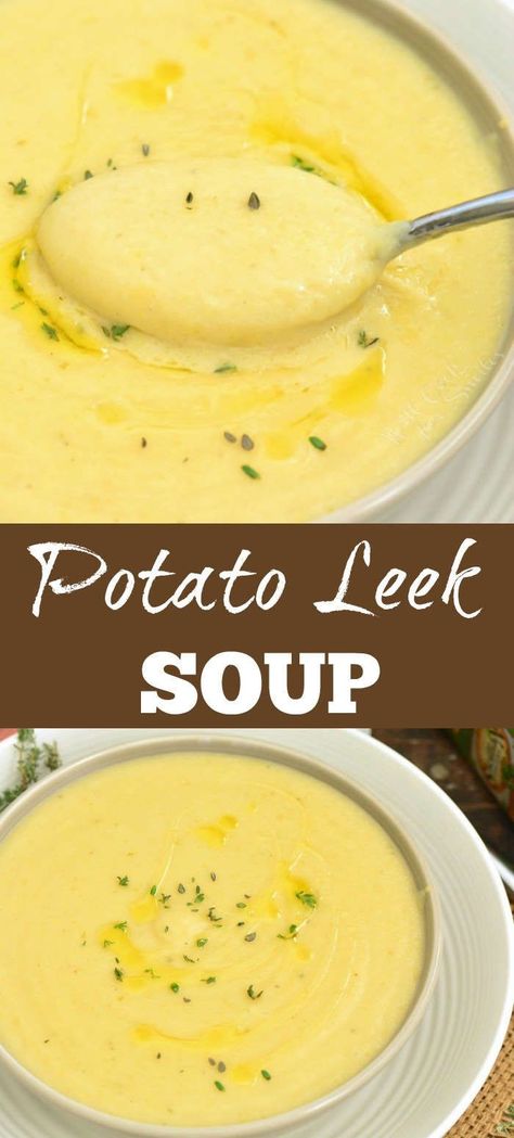 Creamy Soups Smooth, Smooth Soups, Inn Keeper, Potato Leek Soup Recipe, Creamy Soups, Meal Rotation, Freezer Dinners, Loaded Potato Soup, Potato Leek