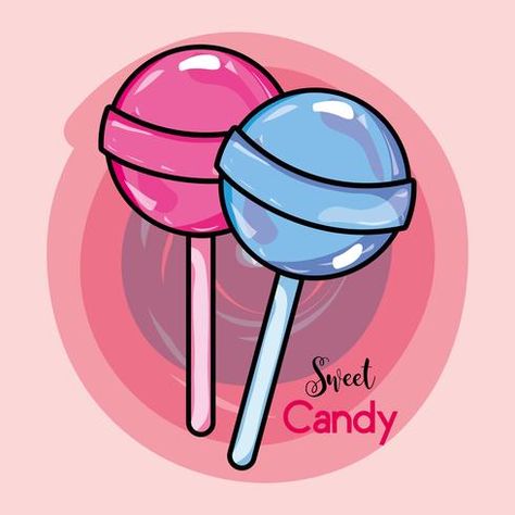 Candy Drawing Aesthetic, Candy Drawings, Aesthetic Candy, Candy Background, Candy Icon, Candy Drawing, Typography Shirt Design, Sweet Drawings, Wedding Canvas