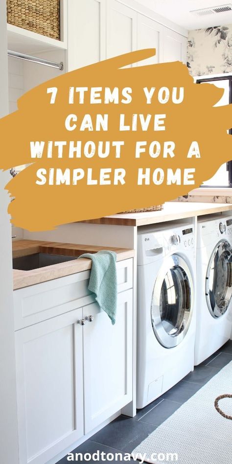 SO fascinating! I love seeing what other people choose to bring into their homes!  Decluttering and streamlining your house can dramatically change the way your home works for you. Here are 7 things we got rid of in our home in an effort to make things simpler and healthier. #minimalistliving #konmaridecluttering #simpleliving #slowliving #minimalishomeideas #minimalistlifestyle #declutteringyourhome #declutteringtips #minimalisthome Cottage Entryway, Home Works, Home Solutions, Apartment Organization, Simpler Lifestyle, Simple Home, Summer Home Decor, Winter Home Decor, Organization Tips