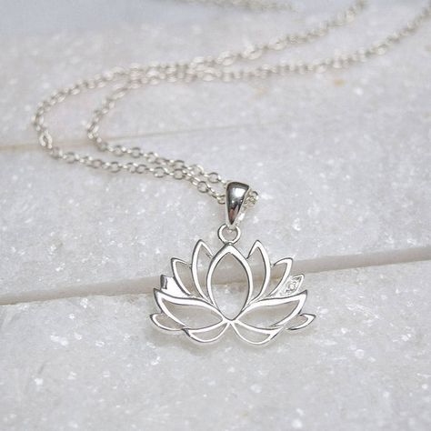 Mia Belle Sterling Silver Lotus Necklace ($30) ❤ liked on Polyvore featuring jewelry, necklaces, sterling silver necklace, sparkly necklace, chain necklace, sparkle jewelry and pendant necklace Bali Jewelry, Sparkly Necklace, Lotus Necklace, Rainbow Moonstone Necklace, Necklaces Pendant, Jewelry Logo, Magical Jewelry, Sparkle Jewelry, Sterling Silver Chain Necklace