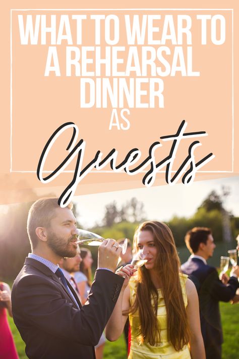 If you're feeling stumped about what to wear to one of the many wedding events, you're not alone! Follow these tips to decide what to wear to a rehearsal dinner as a guest. #rehearsaldinner #whattoweartoawedding #whattoweartorehearsaldinner #rehearsaldinnerdresses #rehearsaldinnerdress #rehearsaldinneroutfit #rehearsaldinnerinspo #outfitsrehearsaldinner #rehearsaldinneroutfitinspo Rehearsal Dinner Guest Outfit Casual, Wedding Rehearsal Outfit Bridesmaid, Rehearsal Dinner Outfit For Guest, Rehearsal Dinner Guest, Rehearsal Dinner Guest Outfits, Wedding Rehearsal Outfit, Rehearsal Dinner Attire, Fall Rehearsal Dinners, Rehersal Dinner Dresses