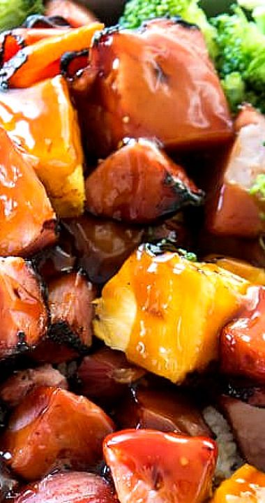 Bacon Spam Recipe, Ham Steak And Pineapple Recipes, Hawaiian Sausage And Pineapple, Sweet And Sour Ham And Pineapple, Hawaiian Ham Recipes, Ham And Pineapple Casserole, Hawaiian Casserole Recipes, Spam And Pineapple Recipes, Hawaiian Casserole