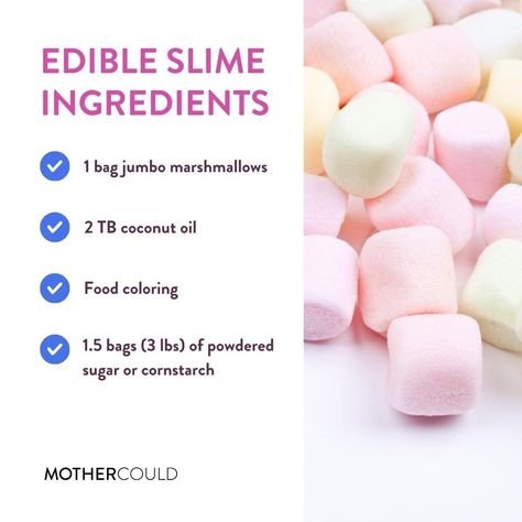 Looking for a safe and exciting sensory activity for your kids? Try my Edible Marshmallow Slime recipe! Indulge in hours of squishy, stretchy fun while knowing it's completely taste-safe. Get ready for a slime-tastic adventure! #SensoryFun #KidCrafts #DIYSlime Marshmallow Slime Recipe, Edible Marshmallow Slime, Marshmallow Slime, Slime Ingredients, Edible Slime, Sensory Activity, Mud Kitchen, Slime Recipe, Diy Slime