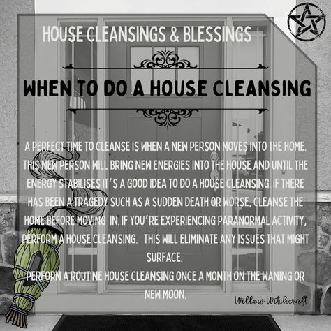 Home Cleanse Ritual, House Spirits Witchcraft, New House Witchcraft, Witchcraft For New Home, How To Cleanse Your Altar, How To Sage Cleanse Your House, House Blessing Witchcraft, Cleansing Ritual House, Witchcraft Cleansing Home