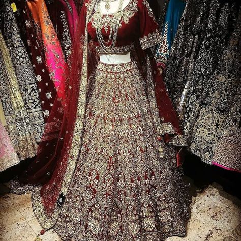 2,804 Likes, 65 Comments - wedding dresses (@weddinglehengas) on Instagram: “CLASSY GIRLS WEAR PEARL'' +91 9582994206 ✅Book ur dress now ✅We provide fully stitched outfits as…” Indian Wedding Reception Outfits, New Bridal Dresses, Red Bridal Dress, Latest Bridal Lehenga, Wedding Lehenga Designs, Bridal Lehenga Collection, Latest Bridal Dresses, Designer Bridal Lehenga, Bridal Lehenga Red