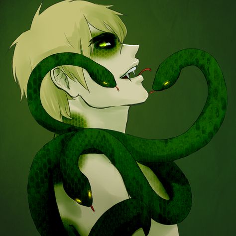 Snake Hybrid Human, Anime Snake, Snake Man, Yuan Ti, Medusa Art, Snake Drawing, Humanoid Creatures, Super Man, Snake Art