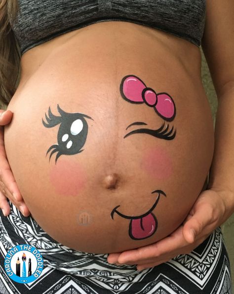 Baby Bump Pumpkin Painting, Painting Ideas For Pregnant Women, Halloween Pregnant Tummy Painting, Pregnant Body Painting, Stomach Painting Pregnant, Pregnant Belly Halloween Paint, Painting On Pregnant Belly, Pregnant Painted Belly, Paint Pregnant Belly