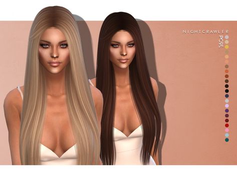 Nightcrawler Sims' Nightcrawler-Pose (HAIR) Mods Sims 4, Sims 4 Hair Male, Alpha Cc, Sims 4 Tsr, Die Sims 4, Mod Hair, Sims 4 Download, Pelo Sims, Toddler Hairstyles Girl