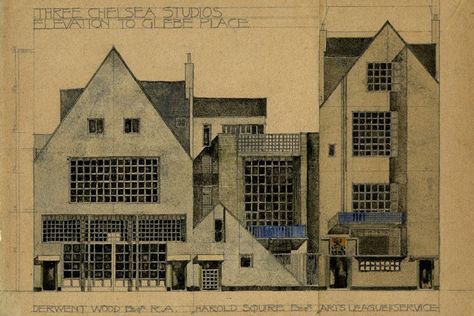 Mackintosh Architecture, Edwardian Architecture, Architecture Career, Mackintosh Design, Glasgow School, Arts And Crafts House, Charles Rennie Mackintosh, Rennie Mackintosh, Glasgow School Of Art