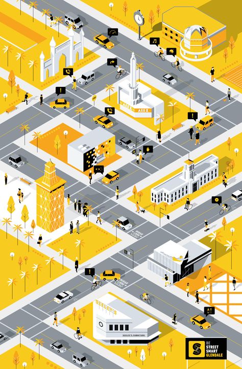 Isometric Map, Isometric Drawing, Campus Map, Isometric Art, Isometric Design, Isometric Illustration, City Illustration, Street Smart, Diagram Architecture