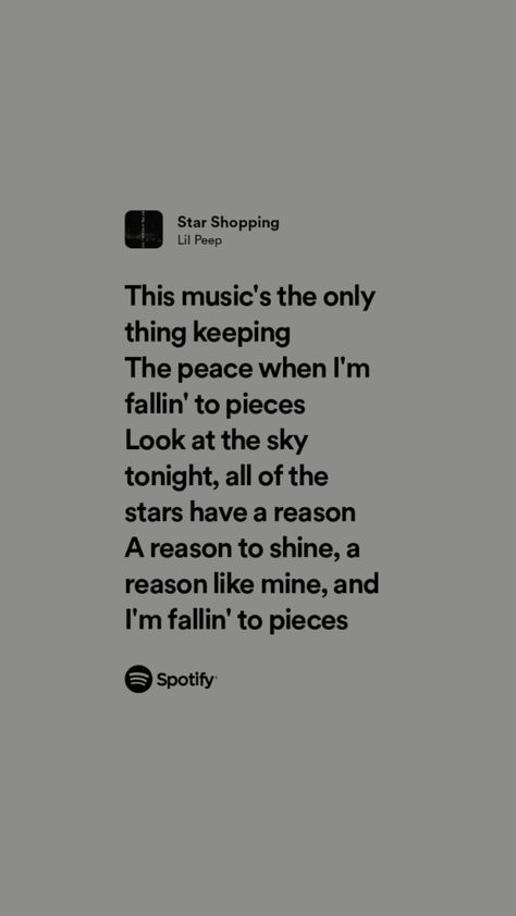 #lilpeep #starshopping Starshopping Lil Peep, Insta Songs, Spotify Quotes, Lil Peep Lyrics, Meaningful Lyrics, Music Quotes Lyrics, Lyrics Aesthetic, Me Too Lyrics, Mood Songs