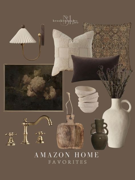 Brooke Morales Home's Amazon Page Inspirational Homes, Home Decor Finds, Amazon Decor, Vintage Interior Design, Amazon Home Decor, Updating House, Decor Home Living Room, Amazon Home, Look Vintage