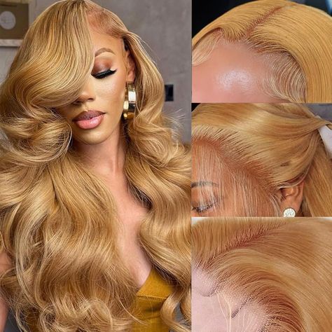 PRICES MAY VARY. 【27# Colored Honey Blonde Human Hair Material】: 13x6 Honey Blonde Wig Human Hair, 12A Grade 100% Unprocessed Virgin Human Hair Lace Front Wigs, Soft and Bouncy, 180 Density, Full and Thick, Tangle-Free and Shed-Resistant, No Smell, Durable, Reusable. Frontal Wigs Human Hair 13X6 , Can be Dyed, Bleached, Straightened and Restyled as You Like. 【Honey Blonde Wig Human Hair 13x6 Advantage】: 13x6 27# Colored Lace Front Wigs Human Hair, Ash Blonde HD Lace Front Wig Human Hair Pre Pluc Blonde Body Wave Wig Black Women, Sew In Honey Blonde, Ash Honey Blonde Hair, Brown Roots Blonde Hair Wig, Honey Blonde Sew In, Honey Blonde Wig Black Women, Ash Blonde Wig Black Women, Homecoming Jeans, Blond Wigs