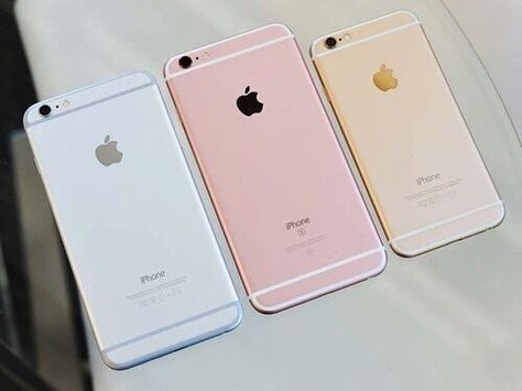 Silver, Gold And Rose Gold iPhone 6-6 Plus iphone tech iphone 6 iphone 6 plus Iphone 6 Pictures, Iphone 6 Gold, Top Mobile Phones, Apple Iphone Accessories, Rose Gold Iphone, Rose Gold Apple Watch, Iphone 6plus, Accessoires Iphone, Gold Apple Watch