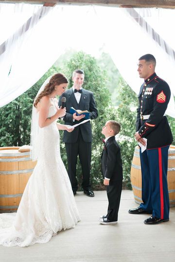 Vows To Step Son From Bride, Bride And Son, Parenting Pictures, Step Son, Military Wedding, Romantic Wedding Photos, Rainbow Wedding, Step Daughter, Mom Wedding