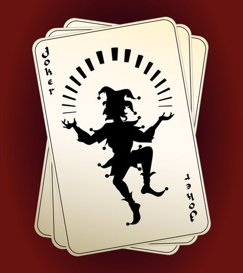 Joker Silhouette, Joker Stencil, Joker Card Tattoo, Joker Playing Card, Joker Tattoo, Silhouette Cards, Joker Card, Gambling Tattoo, Card Tattoo