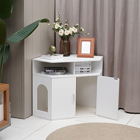 Ikea Cat, Hiding Cat Litter Box, Diy Litter Box, Hidden Litter Boxes, Litter Box Covers, Cat Litter Box Enclosure, Litter Box Enclosure, Litter Box Furniture, Box Furniture