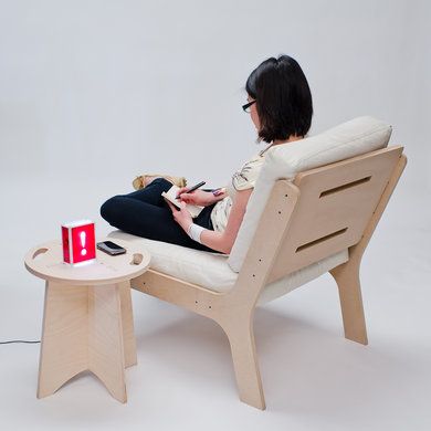 This site lets you download the file to laser cut on your own for free. Lounging Chair, Cnc Products, Printed Furniture, Laser Cut Furniture, Cnc Furniture Plans, Plywood Design, Plywood Projects, Cnc Furniture, Plywood Chair