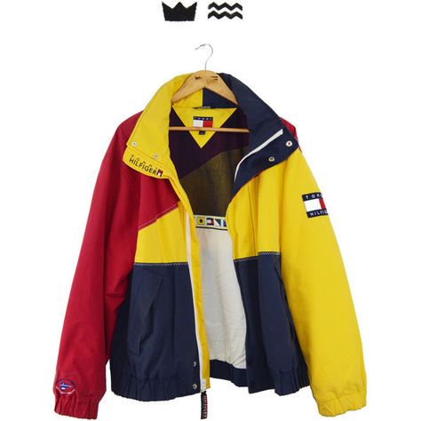 Untitled ❤ liked on Polyvore featuring jackets, outerwear, coats & jackets and tops Liquid Swords, Vintage Tommy Hilfiger Jackets, Sailing Gear, Tommy Hilfiger Jacket, Mens Fashion Vintage, Mens 90s, 90s Fashion Outfits, Tommy Hilfiger Jackets, Linda Evangelista