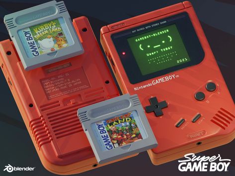 GAMEBOY by Mohamed El-Tobgy on Dribbble Modeling Practice, Figet Toys, Fake Products, Timelapse Video, Graphic Design Assets, Nintendo Art, Gaming Office, 3d Artwork, Time Lapse Video