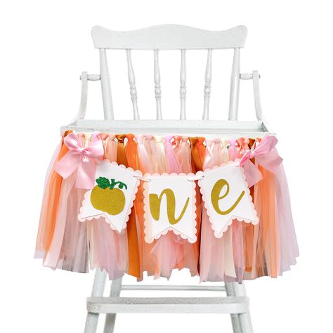 PRICES MAY VARY. Lace UNIQUE DESIGN - This pumpkin one highchair banner is made up of several colour ribbons ,the "o" is replaced by a pumpkin, and the characters are shiny cardboard, it would attract the attention of your little girl and all the guests. HIGH QUALITY AND HANDMADE - This banner is made up of several kind of high quality materials, including ribbons and lace. They all vary in color and textures to create this beautiful look. All our product are handmade by our workers to ensure ea Pumpkin Tutu, Baby First Birthday Themes, Cake Smash Props, Pumpkin First Birthday, Party Things, Highchair Banner, 1st Birthday Decorations, First Birthday Themes, Orange Ribbon