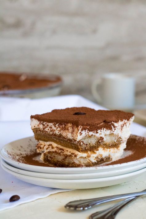 The lazy girl Super Easy Tiramisu Recipe | Lifestyle of a Foodie Traditional Tiramisu Recipe, Authentic Tiramisu Recipe, Healthy Tiramisu, Authentic Italian Tiramisu Recipe, Best Tiramisu Recipe, Perfect Whipped Cream, Tiramisu Cake Recipe, Homemade Tiramisu, Easy Tiramisu