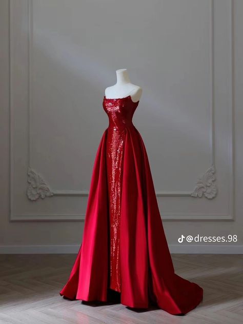 Wedding Tiktok, Dress Creator, Sewing Wedding Dress, Banquet Dresses, Prom Dress Inspiration, Mermaid Style, A Line Prom Dresses, Pink Prom Dresses, Fantasy Dress