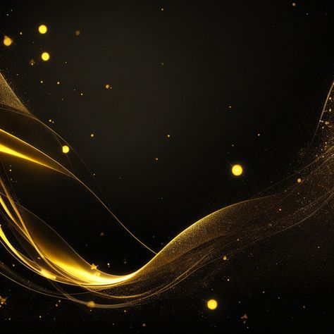 Abstract Gold Color Digital Particles Wave With A Black Background#pikbest##Backgrounds Black Gold Wallpaper, Gold And Black Background, Black Background Design, Digital Wave, Fashion Business Cards, Abstract Wallpaper Design, Waves Background, Gold Waves, Line Background