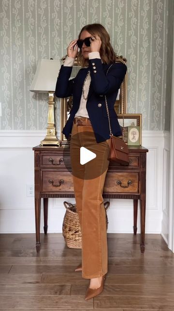 Laura Godfrey on Instagram: "Comment SHOP and I’ll DM you links to shop plus sizing info 🥳 these $26 corduroy pants styled to show off just how versatile they are… I mean SO many color combos and every one is just adorable. These pants come in one other color that I’ll share in stories. Happy shopping and thanks for being here! . . . . https://liketk.it/4OBB9 #fallfashion #fallstyle #momstyle #style #over30style #fashion #over40style #outfitinspiration #affordablefashion #outfitinspo #outfit" Ivory Corduroy Pants Outfits, White Corduroy Pants Outfit, Laura Godfrey, Corduroy Pants Outfit, Home Style, Mom Style, Corduroy Pants, Show Off, Pants Outfit