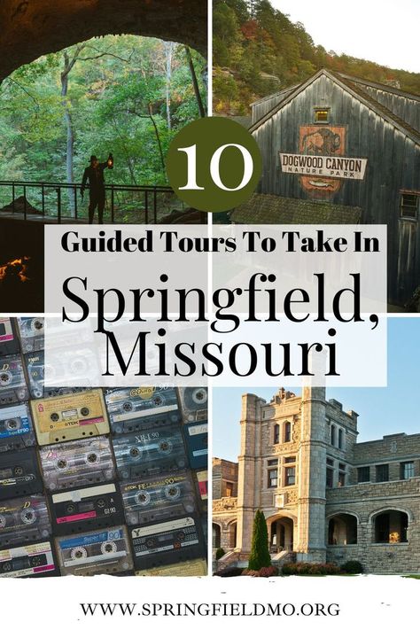 Take a guided tour at one of these attractions in Springfield, Missouri for the ultimate experience. Dogwood Canyon, Branson Vacation, Springfield Missouri, Branson Missouri, Springfield Mo, America Travel, Travel Bucket List, Weekend Getaways, Tour Guide