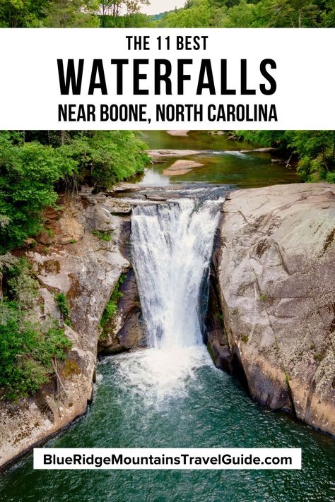 North Carolina Waterfalls Map, Waterfalls North Carolina, North Carolina Must See, Linville Falls Nc, Linville Gorge North Carolina, Hiking North Carolina, North Carolina Hikes, Waterfalls In North Carolina, North Carolina Hiking