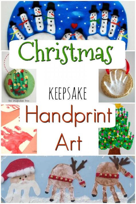 Christmas Handprint Art - How Wee Learn Keepsake Crafts For Toddlers, Handprint Art Christmas, Christmas Handprint Art, Christmas Handprint Crafts, Art For Christmas, Christmas Handprint, Handprint Christmas, Keepsake Crafts, Christmas Crafts For Toddlers