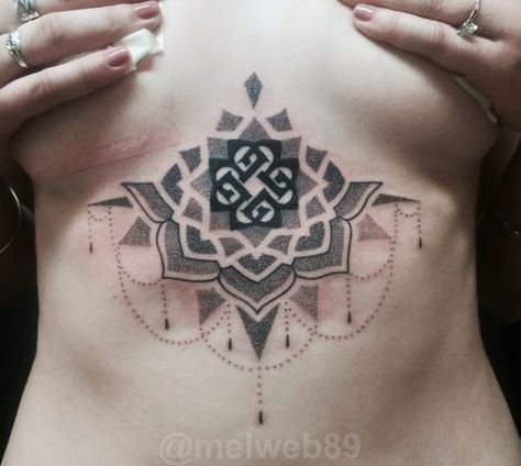 Breaking Benjamin Tattoo Ideas, Breaking Benjamin Tattoo, Mandala Tattoo Meaning, Breaking Benjamin, Sick Tattoo, Sternum Tattoo, Sugar Skull Tattoos, Modern Tattoos, Mandala Tattoo