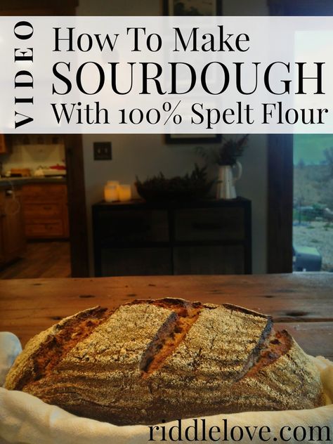 Sourdough Bread Loaf, Spelt Sourdough Bread, Spelt Bread Recipe, Spelt Sourdough, Spelt Flour Recipes, Spelt Recipes, Spelt Bread, Pain Au Levain, Yeast Breads