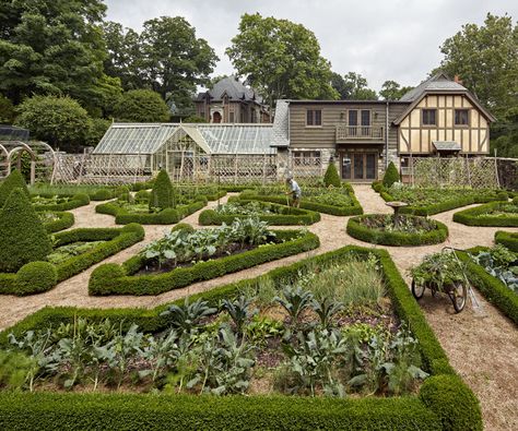 Mid Country French Farm — Charles Hilton Architects English Greenhouse, French Country Aesthetic, Cat Farm, Beautiful Outdoor Living Spaces, Greenhouse Interiors, Stucco Homes, Old Cottage, Guest Cottage, Greenhouse Gardening