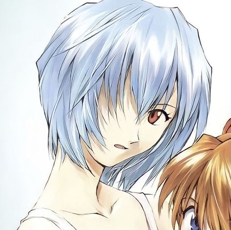 2/2 Matching Evangelion Icons, Rei Ayanami Matching Icons, Evangelion Matching Pfp, Neon Evangelion, Rei Ayanami, Genesis Evangelion, Neon Genesis, Animation Design, Matching Profile Pictures