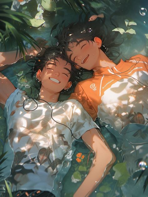 Cute Asian Wallpaper, Asian Wallpaper, Anime Stories, Queer Art, Cartoon Man, Cute Couple Art, Realistic Art, Pretty Stuff, Anime Scenery Wallpaper