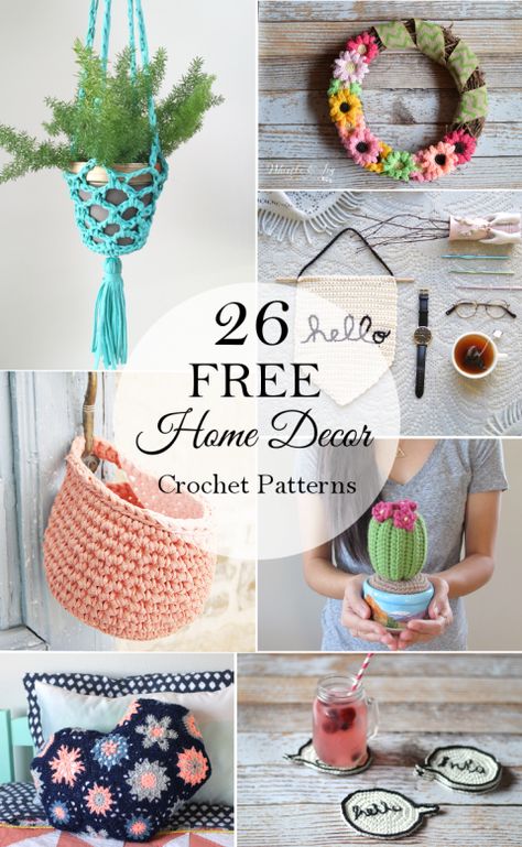 Crochet Decor Patterns, Crochet Trends, Modern Haken, 3d Crochet, Crochet Succulent, Colourful Crochet, Home Decor Crochet, Crochet Decor, Decor Crochet