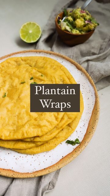 Plantain Wraps Recipe, Green Plantain Recipes Healthy, Green Plantains Recipes, Savory Plantain Recipes, Plantanes Recipe, Plantain Cups Recipes, Plantain Wraps, Plantain Fufu Recipe, Sweet Plantain Recipes